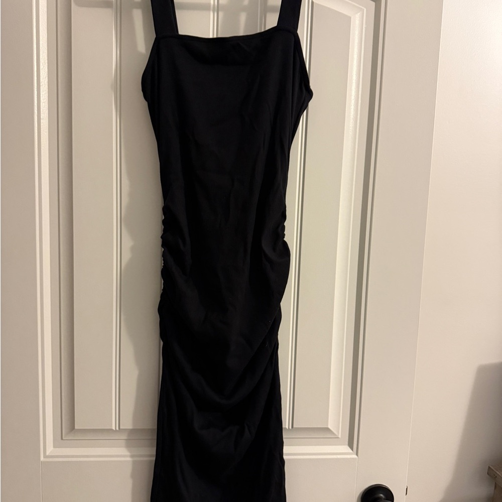 Michael Stars Elegant Black Midi Dress